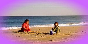 Kids on the beach